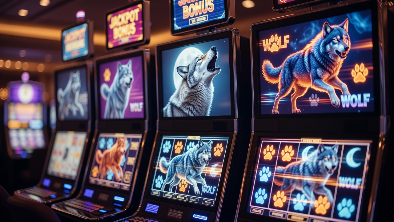 Games on Offer - wolf winner pokies